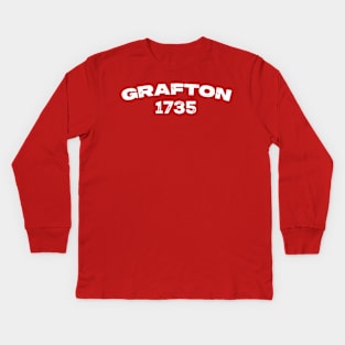 Grafton, Massachusetts Kids Long Sleeve T-Shirt